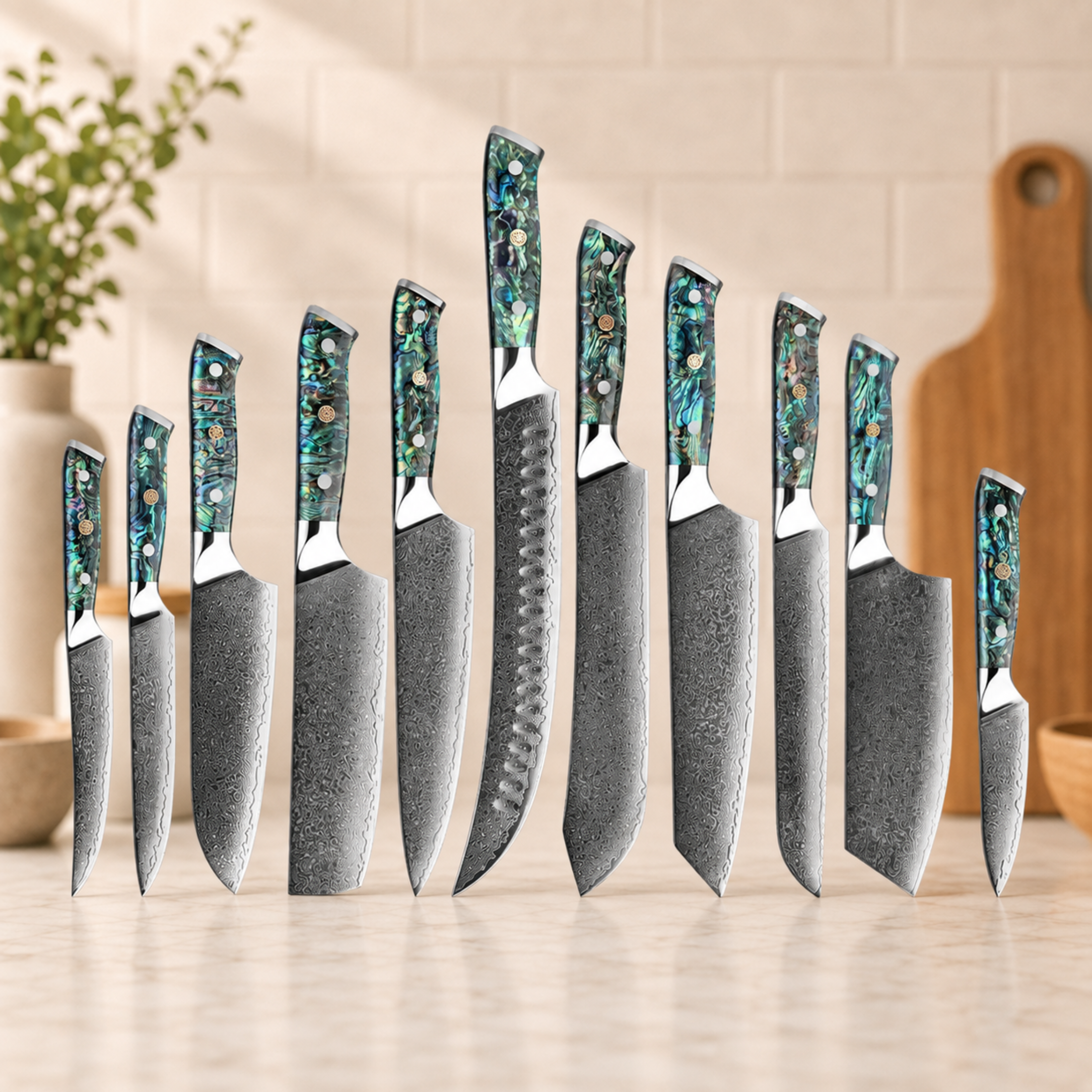 Pearl Damascus Series Set
