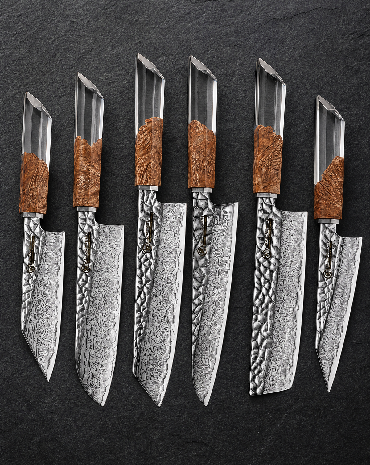 Cobalt Damascus Series Set