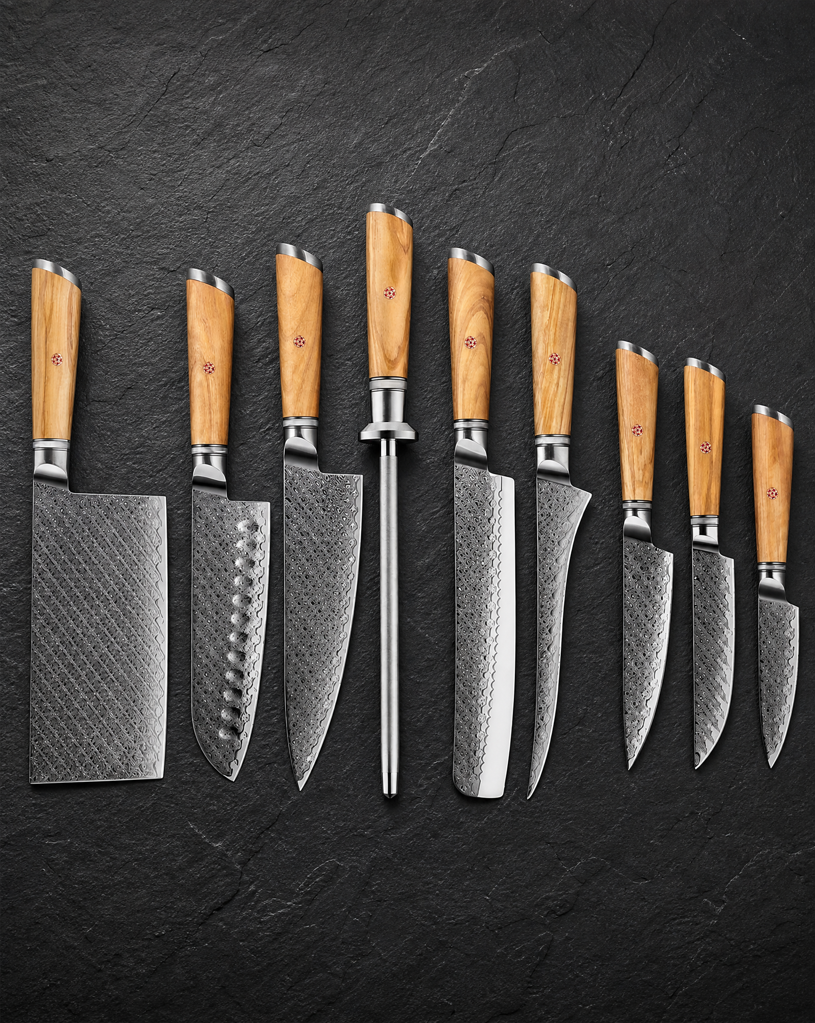 Olive Damascus Series