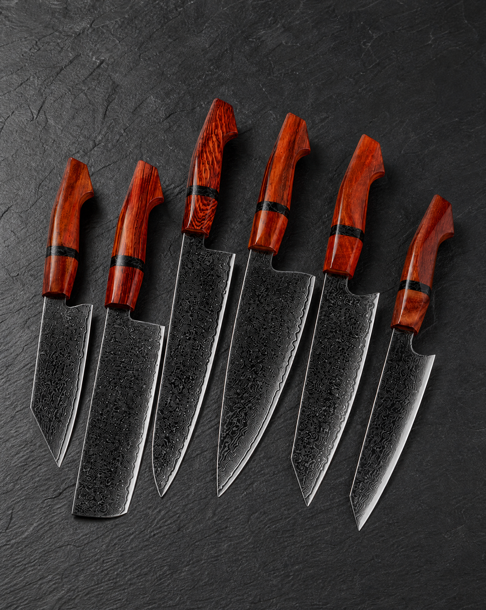 Sandalwood Damascus Series Set