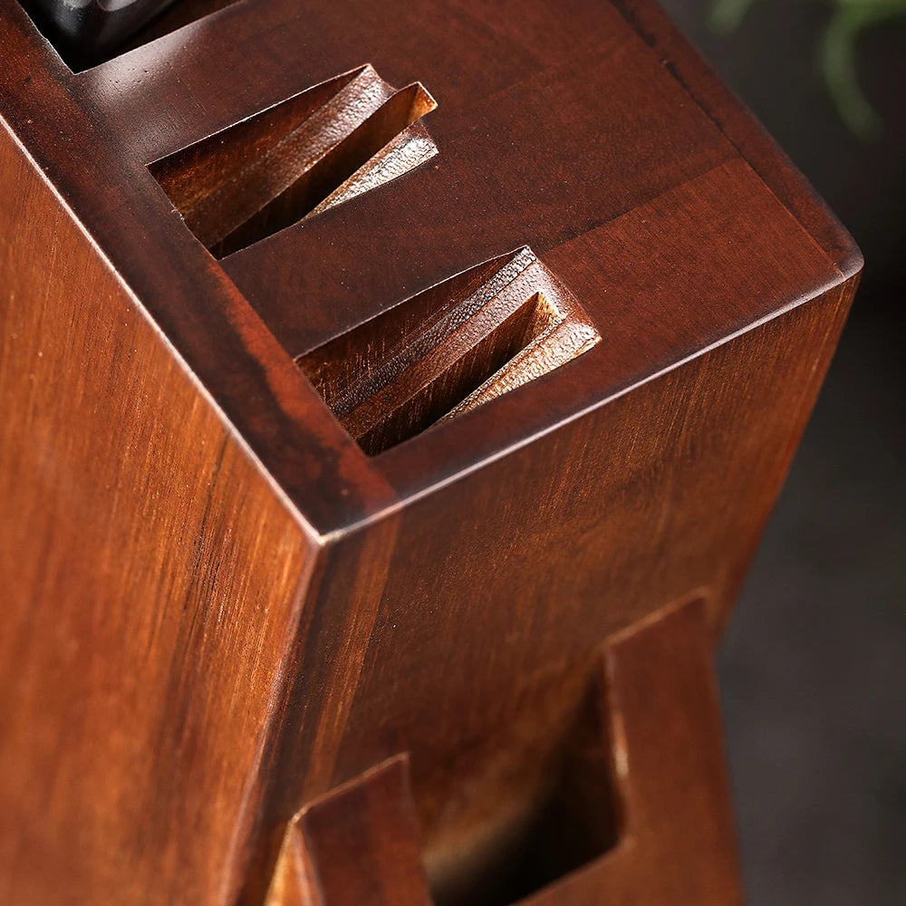 Acacia Wood Knife Block