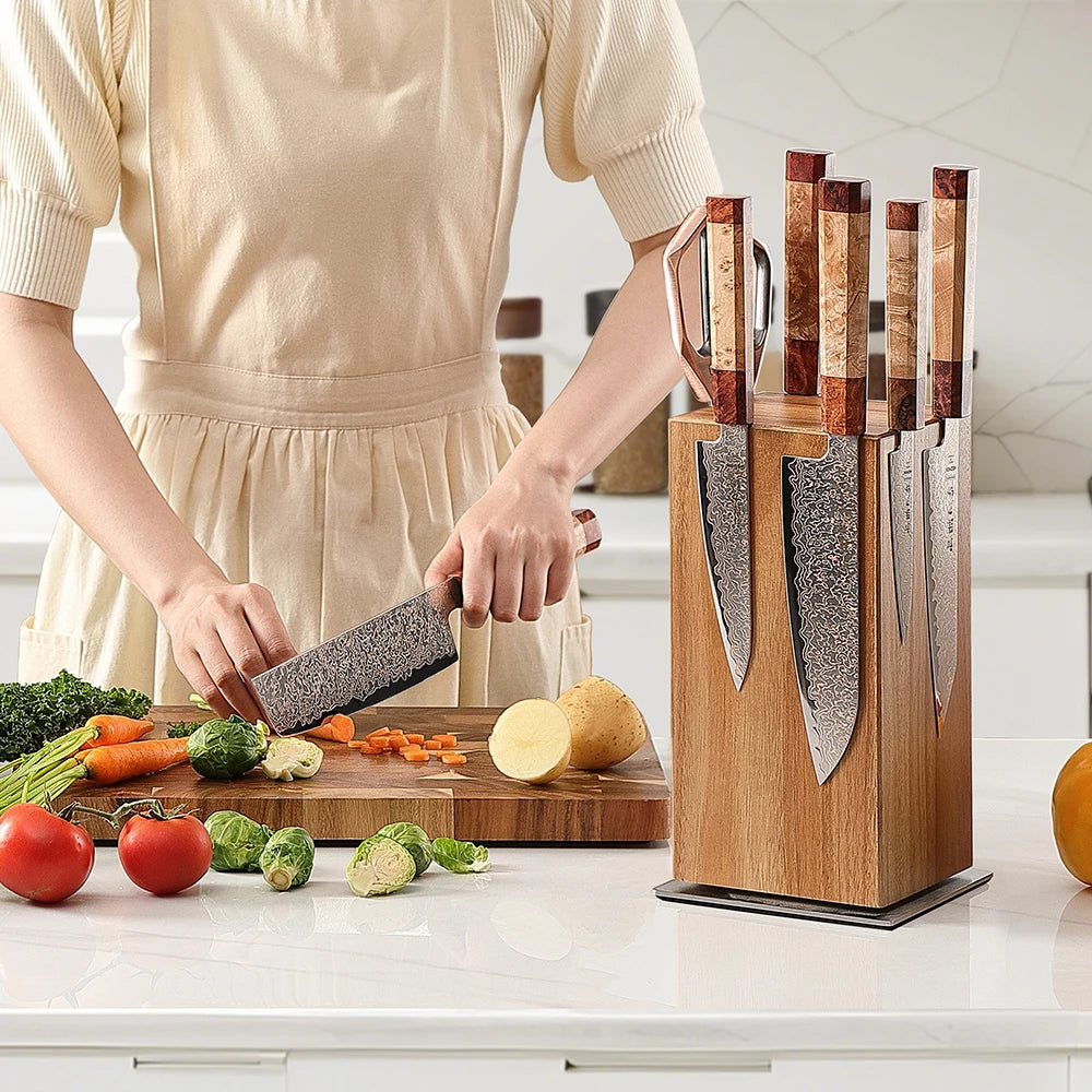 Rotating Magnetic Knife Block