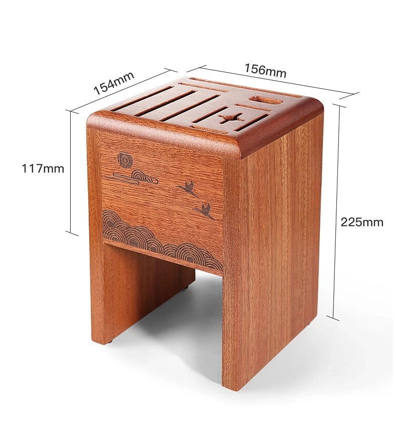 Wooden Knife Block Stand