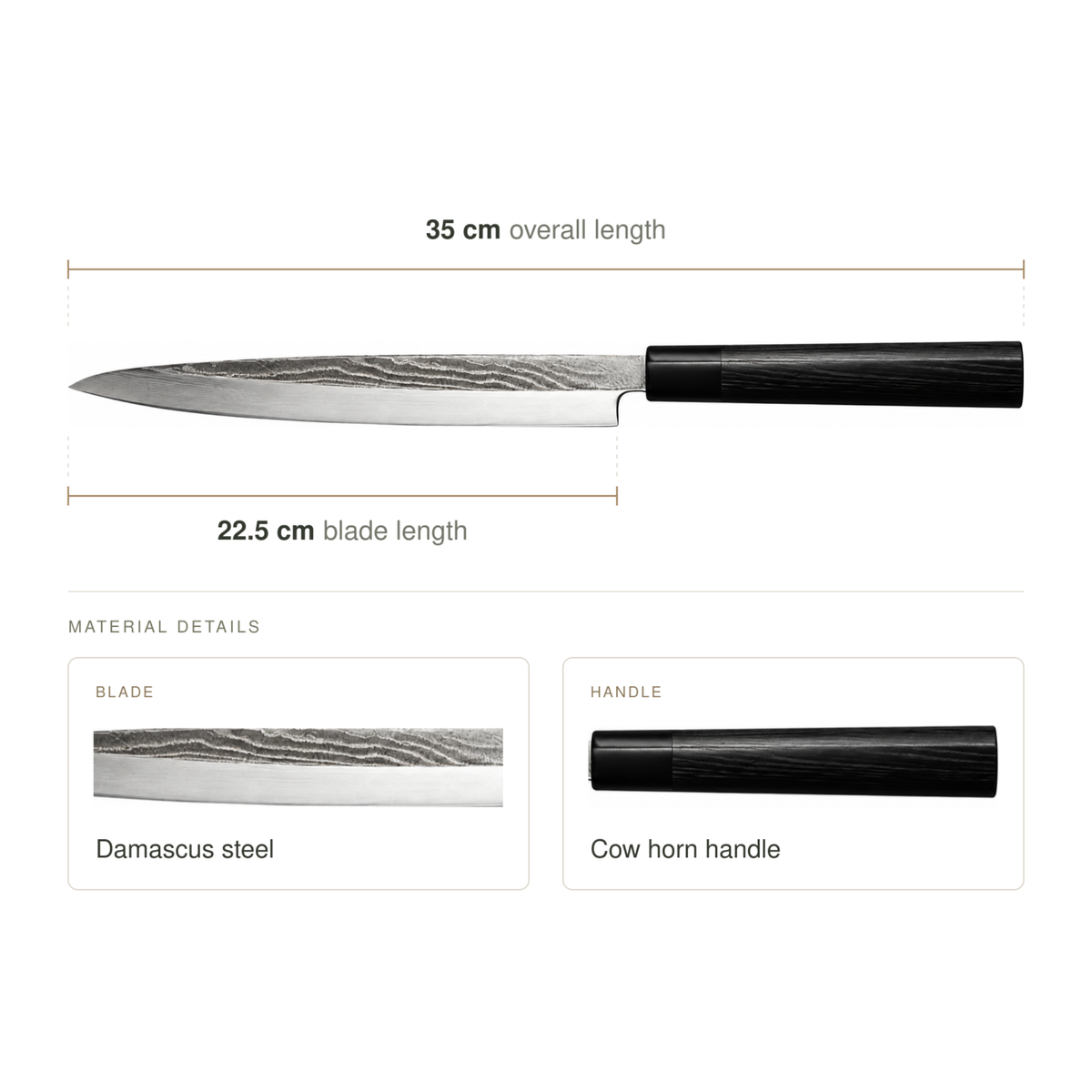Onyx Sushi Knife